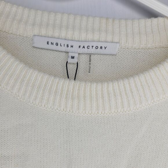 NWT Palm Tree Sweater by English Factory Size Medium - Picture 3 of 4